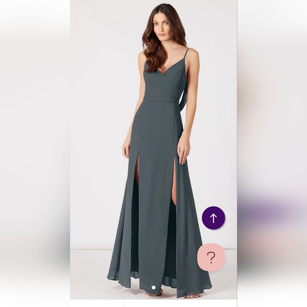 NWT taupe Azazie Candace *Size A14*